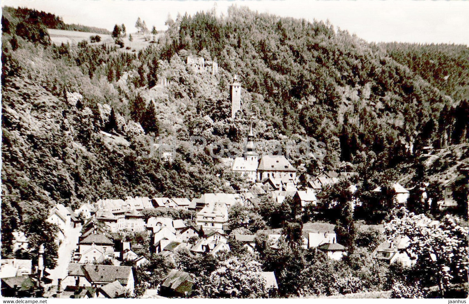 Bad Berneck im Fichtelgebirge - old postcard - Germany - unused - JH Postcards