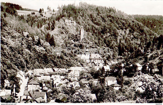 Bad Berneck im Fichtelgebirge - old postcard - Germany - unused - JH Postcards