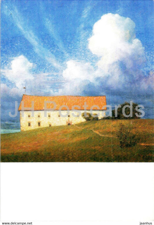 painting by Prins Eugen - Det gamla slottet - The Old Castle - Swedish art - Sweden - unused - JH Postcards