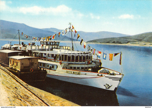 MS Oltenita - Danuse Cruise Ship - Navrom Rumania - used - JH Postcards