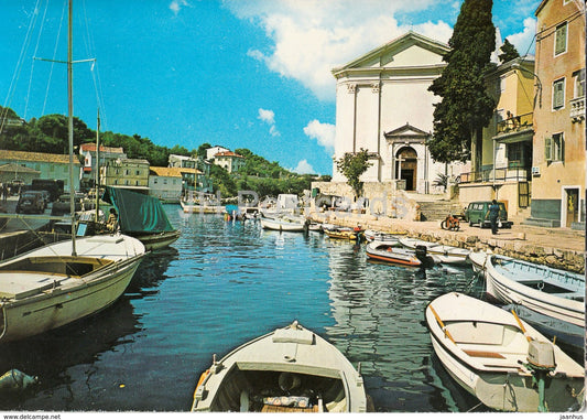 Veli Losinj - boat - 1979 - Croatia - Yugoslavia - used - JH Postcards