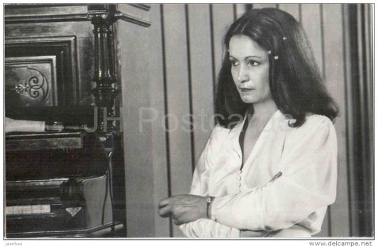 Sofia Rotaru - 2 - movie - Soul - piano - Soviet Ukrainian Pop Singer - 1984 - Russia USSR - unused - JH Postcards
