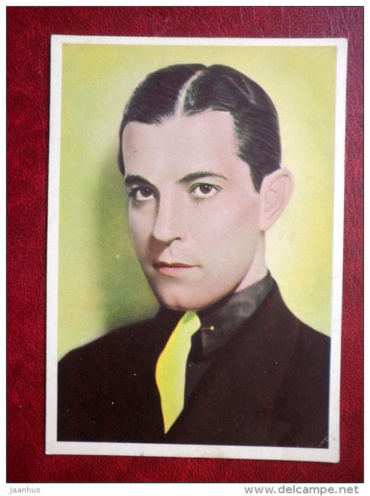 movie actor - Ramon Novarro - cinema - No 23 - unused - JH Postcards