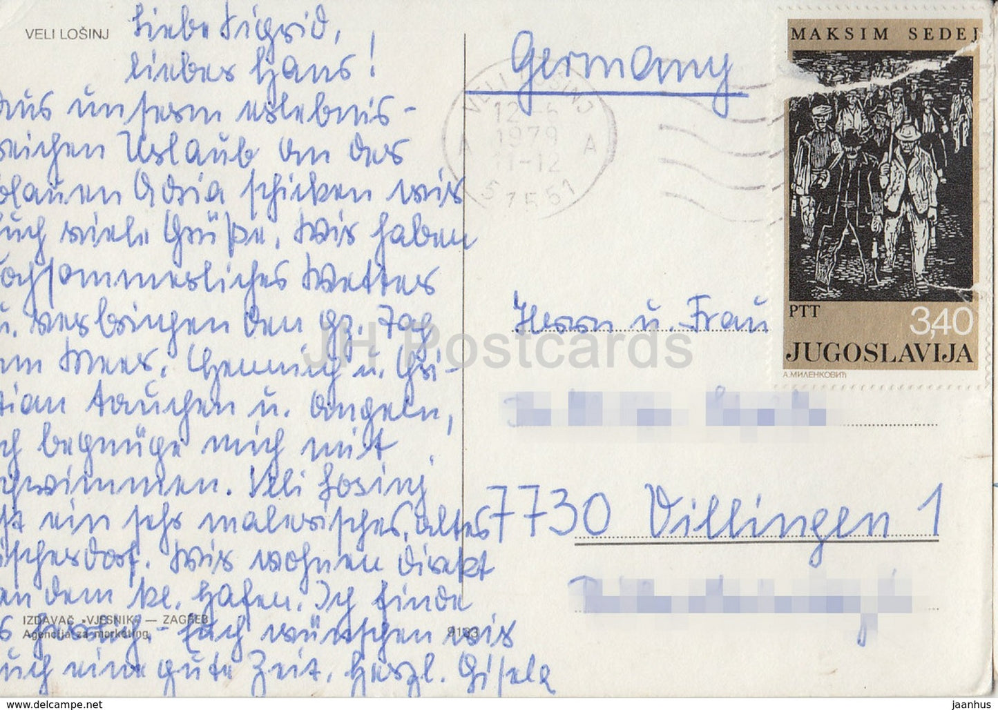 Veli Losinj - boat - 1979 - Croatia - Yugoslavia - used