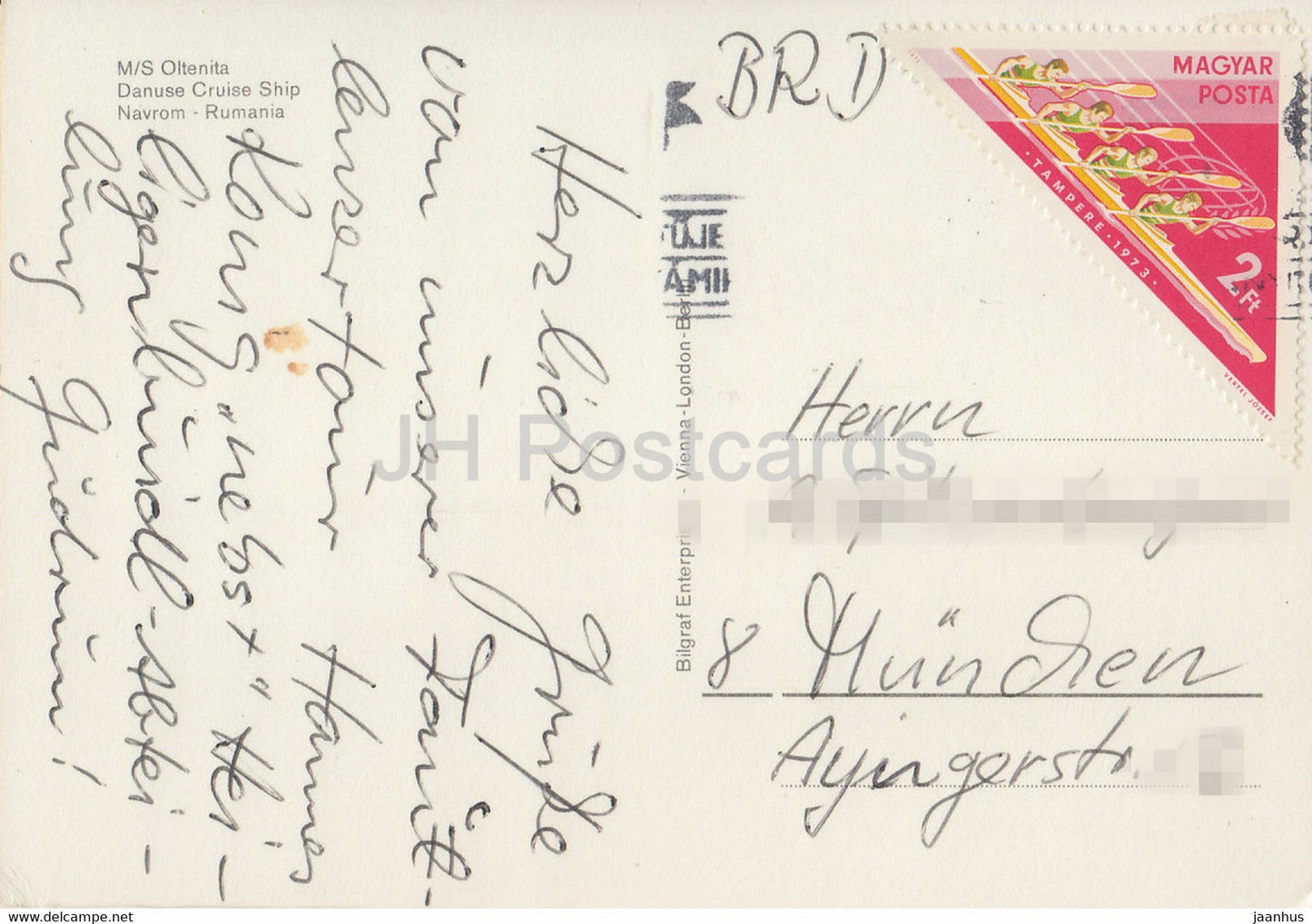 MS Oltenita – Danuse Kreuzfahrtschiff – Navrom Rumänien – gebraucht