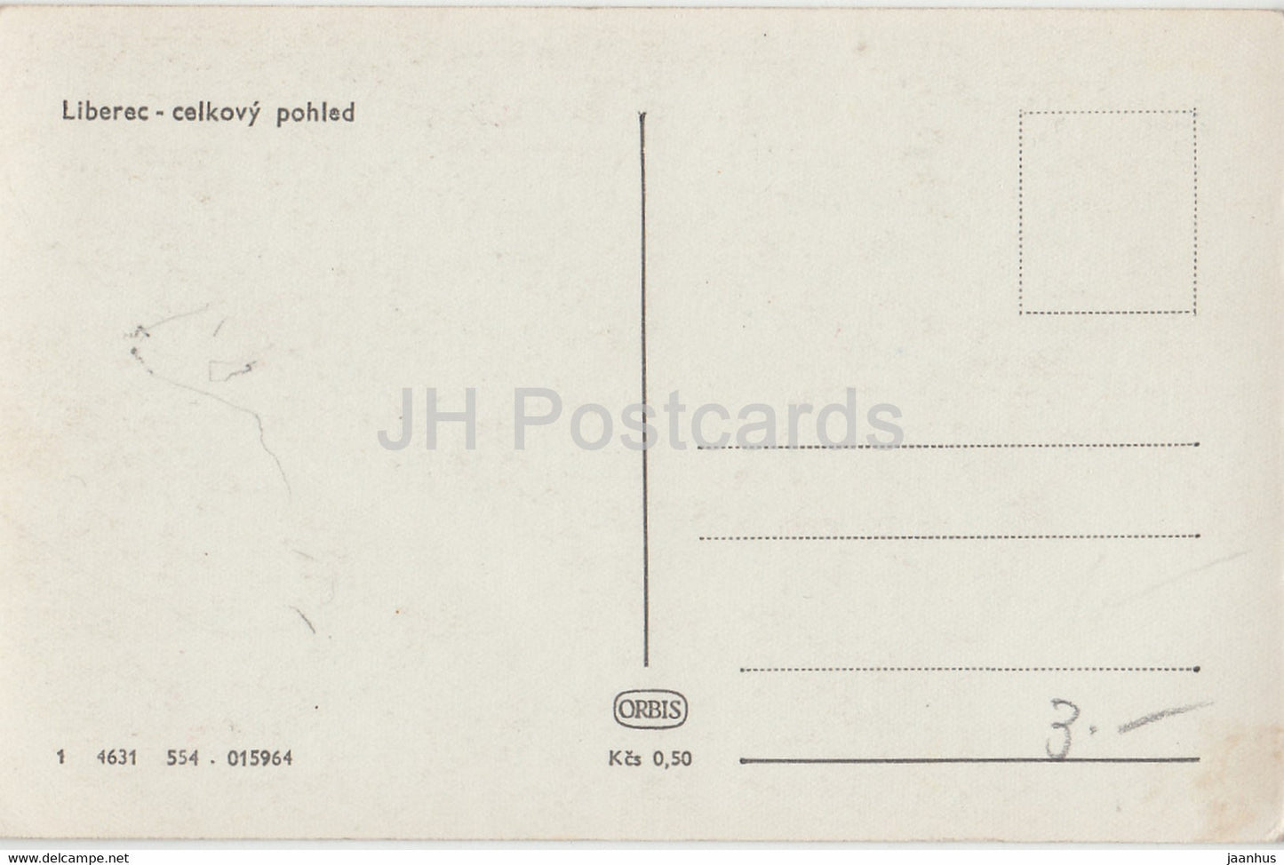 Liberec - celkovy pohled - old postcard - Czechoslovakia - Czech Republic - unused