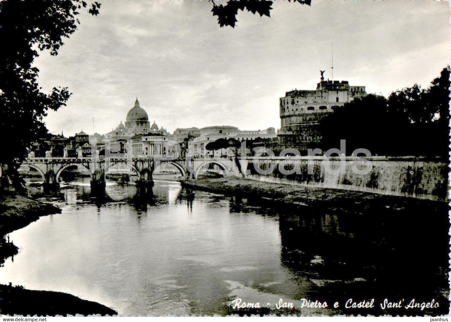Roma - Rome - San Pietro e Castel Sant Angelo - castle - bridge - 112 - Italy - unused - JH Postcards