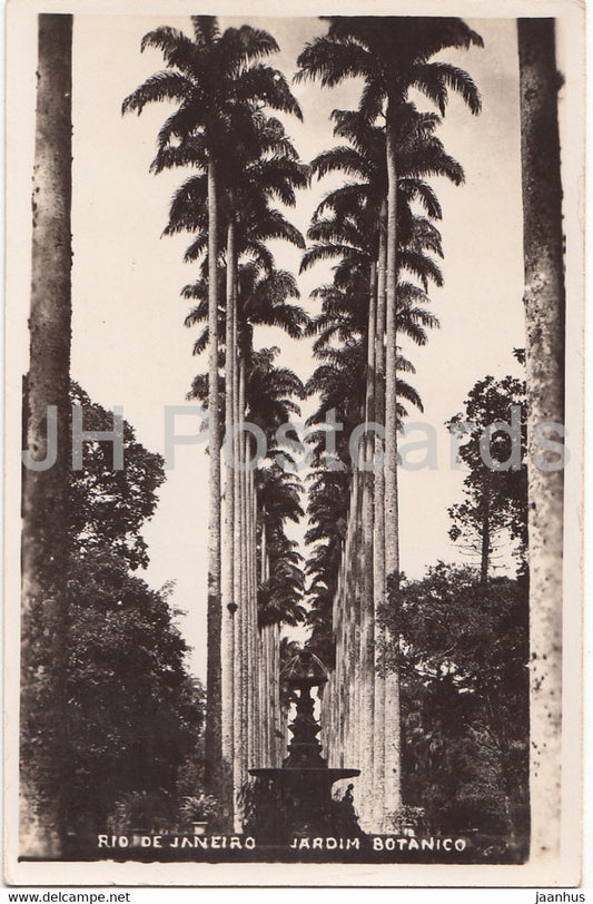 Rio de Janeiro - Jardim Botanico - old postcard - Brazil - used - JH Postcards