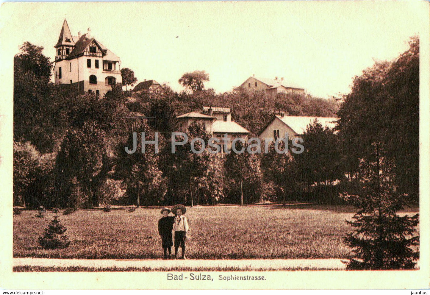Bad Sulza - Sophienstrasse - old postcard - 1912 - Germany - used - JH Postcards