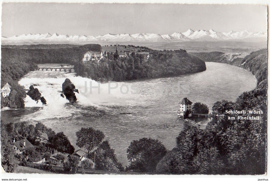 Hotel Rest. Schlossli Worth am Rheinfall - Neuhausen - 13198 - Switzerland - old postcard - unused - JH Postcards