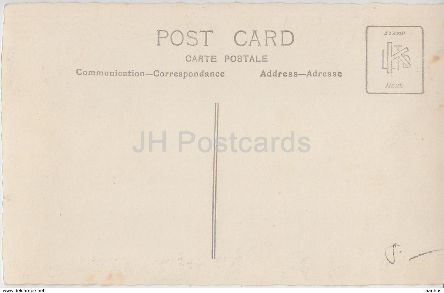 countryside celebration - group photo - old postcard -  unused