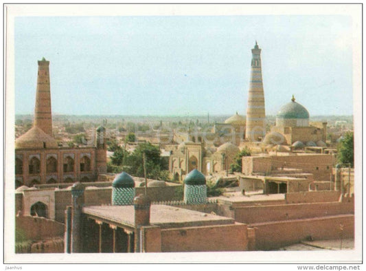 Ichan-Kala . General View - Khiva - 1979 - Uzbekistan USSR - unused - JH Postcards