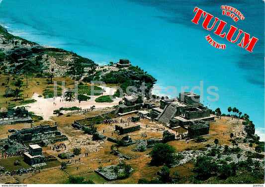 Greetings from Tulum - ruins - ancient world - Mexico - unused - JH Postcards