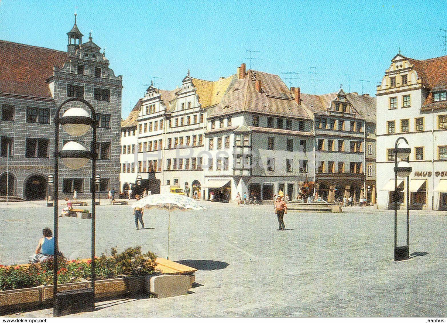 Torgau - Markt - Germany DDR - used - JH Postcards