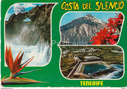 Tenerife - Costa del Silencio - mountain - multiview - Spain - used - JH Postcards