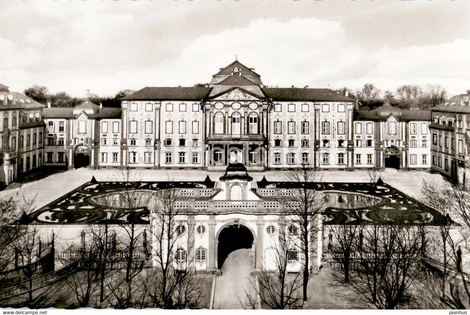 Bruchsal - Schloss - castle - old postcard - Germany - unused - JH Postcards