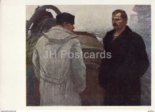 painting by E. Golikhin - The Bread - Russian art - 1965 - Russia USSR - unused - JH Postcards