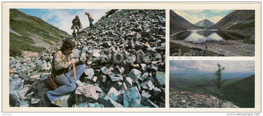 Udokan ridge - copper - BAM - Baikal-Amur Mainline , construction of the railway - 1983 - Russia USSR - unused - JH Postcards