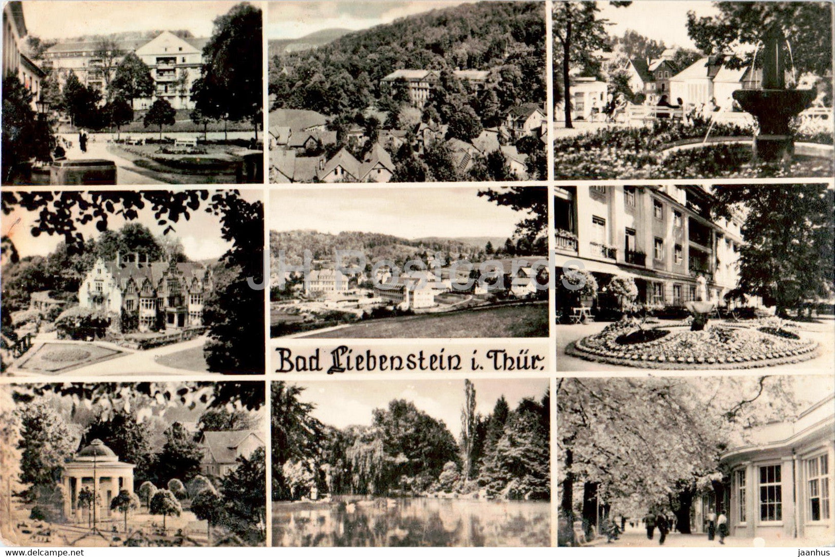 Bad Liebensteini Thur - 1961 - Germany DDR - used - JH Postcards