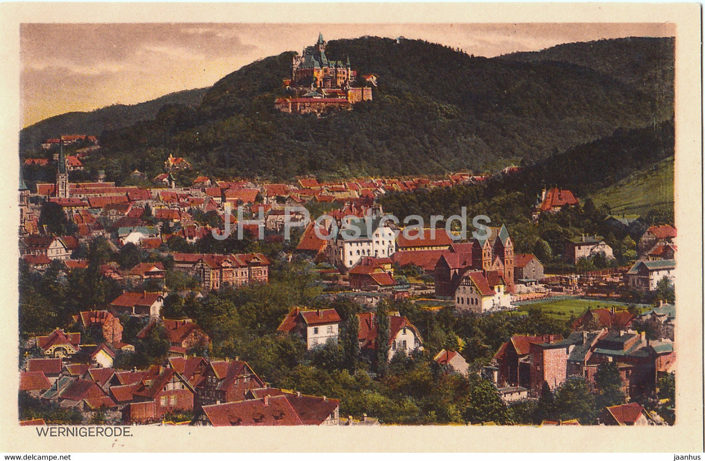 Wernigerode - 1 - old postcard - Germany - unused - JH Postcards