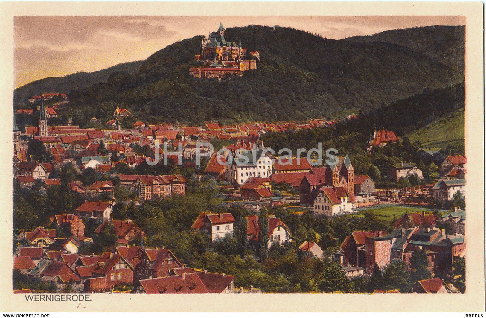 Wernigerode - 1 - old postcard - Germany - unused - JH Postcards