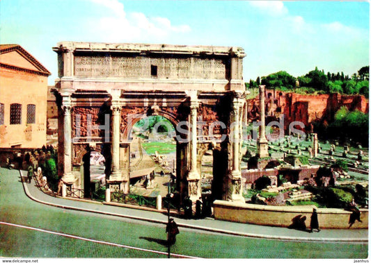 Roma - Rome - Arco di Settimo Severo - Septimius Severus Arch - ancient world - 285 - Italy - unused - JH Postcards