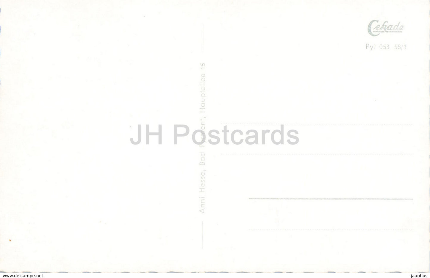 Bad Pyrmont - Schloss - Der Hyllige Born - Palmengarten - Kurhaus - carte postale ancienne - Allemagne - inutilisée