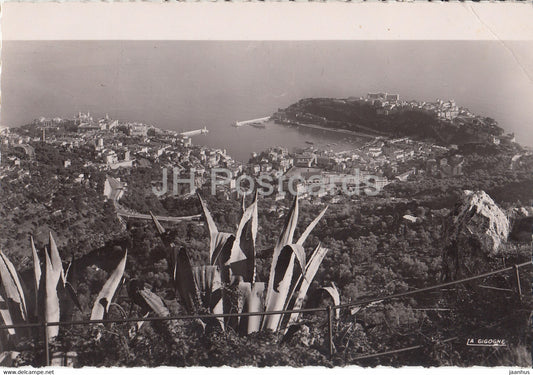 Vue Generale prise de La Turbie - old postcard - Monaco - used - JH Postcards