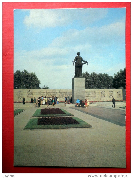 Piskarevsky Cemetery - Leningrad - St. Petersburg - 1986 - Russia USSR - unused - JH Postcards