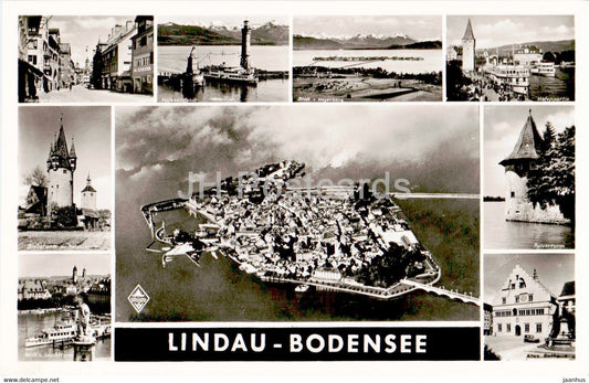Lindau - Bodensee - old postcard - 1953 - Germany - used - JH Postcards