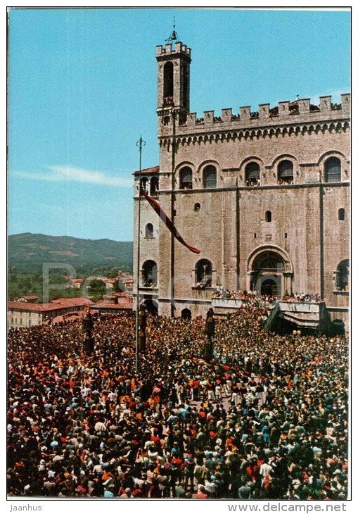 15 Maggio , Le Birate dei ceri - 15th May Birate of Church - Gubbio - Perugia - Umbria - 53719 - Italia - Italy - unused - JH Postcards