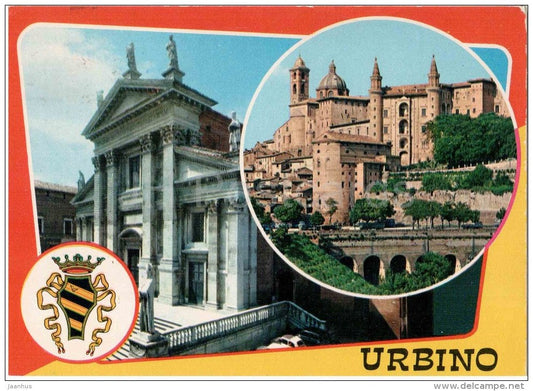 Urbino - Marche - 107 - Italia - Italy - sent from Italy Urbino to Germany - JH Postcards