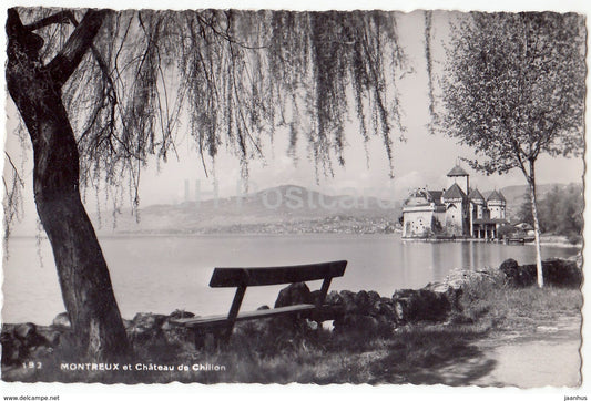 Montreux et Chateau de Chillon - 192 - Switzerland - 1950 - used - JH Postcards