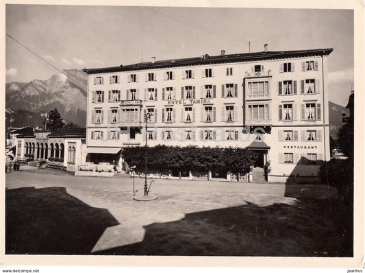 Bad Ragaz - hotel Tamina - 1947 - Switzerland - used - JH Postcards