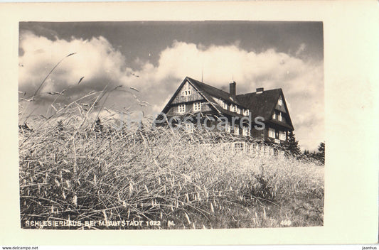 Schlesierhaus bei M. Altstadt 1022 m - Slaski Dom - old postcard - Czech Republic - unused - JH Postcards