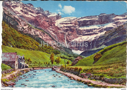 Gavarine - Le cirque et le Gave - hotel - France - unused - JH Postcards