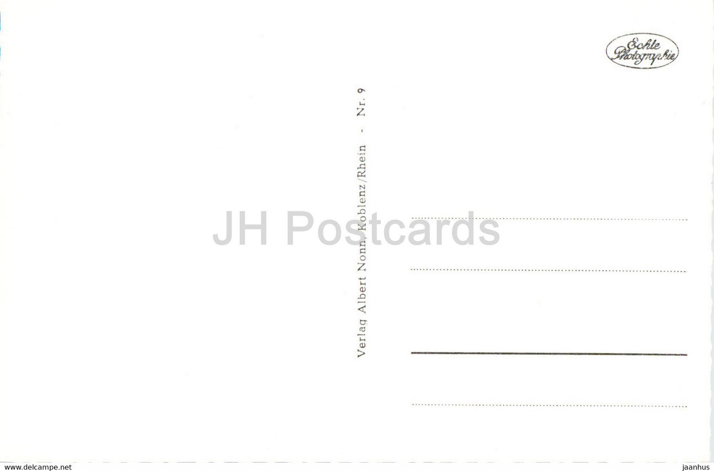 Koblenz - Deutsches Eck - ship - 9 - old postcard - Germany - unused