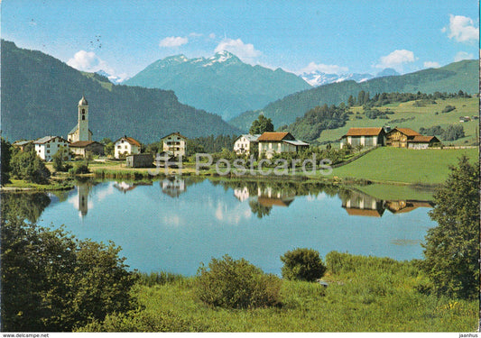 Laax mit Piz Ault und Piz Terri - C 3447 - Switzerland - 1969 - used - JH Postcards