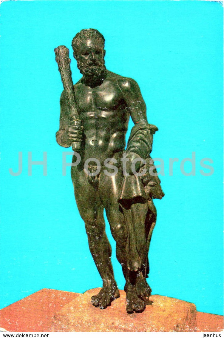 Alanya - Bronze Statue of Herakles - ancient world - art - Yetkin - Turkey - unused - JH Postcards