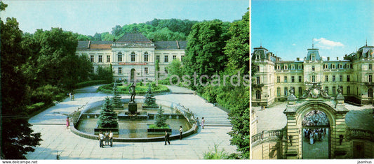 Lviv - Lvov - Medical institute - Ceremonial palace - 1985 - Ukraine USSR - unused - JH Postcards