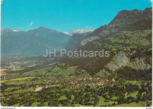 Trimmis - Flugaufnahme - 1978 - Switzerland - used - JH Postcards