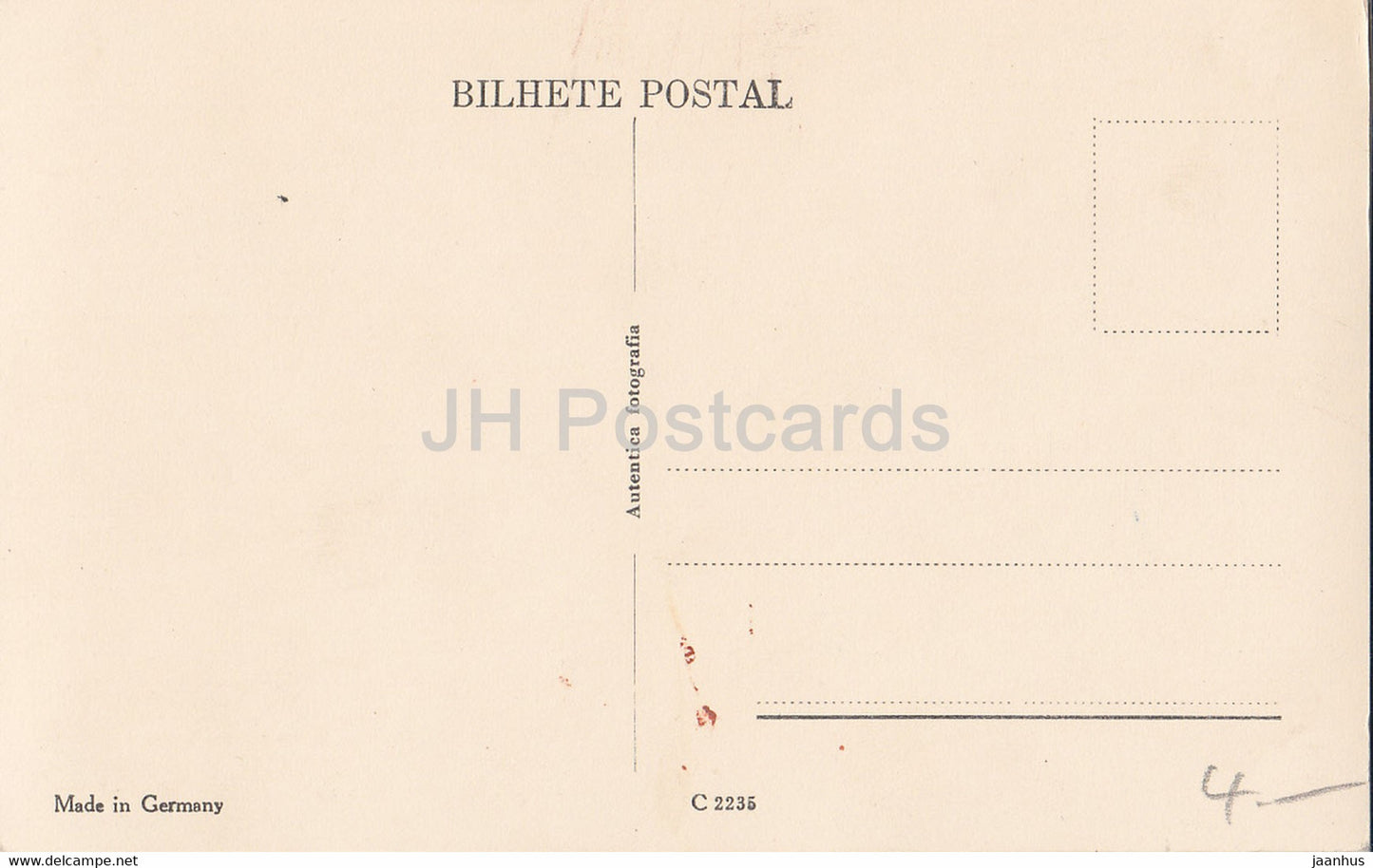 Lisboa - Lisbon - Rossio - tram - car - 256 - old postcard - Portugal - unused