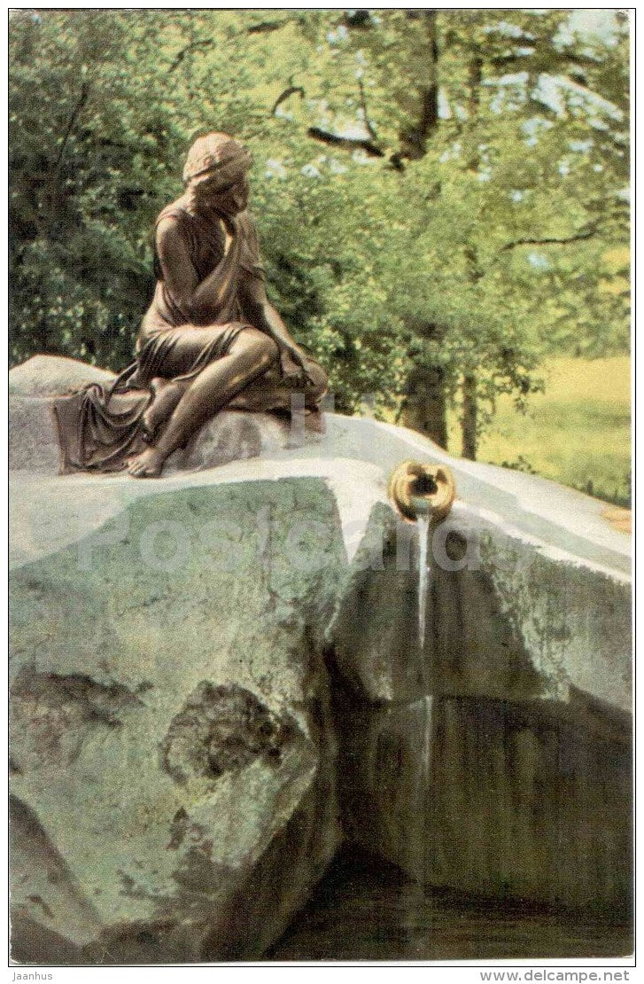 Catherine´s Park . Fountain Girl with a Jug - Pushkin - 1969 - Russia USSR - unused - JH Postcards