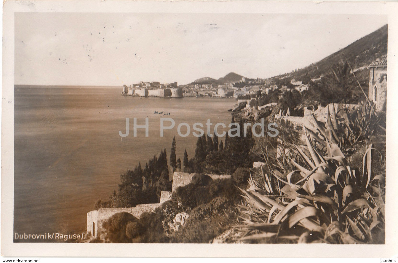 Dubrovnik - Ragusa - Tous les droits reserves - 34 - old postcard - 1938 - Croatia - Yugoslavia - used - JH Postcards