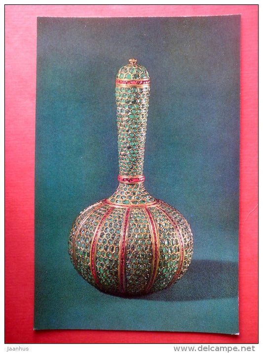 Sprinkler I - Jewelled Art Objects of 17th Century India - 1975 - Russia USSR - unused - JH Postcards