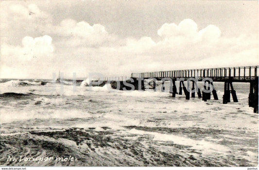 Nr Vorupor mole - 25674 - 1962 - Denmark - used - JH Postcards