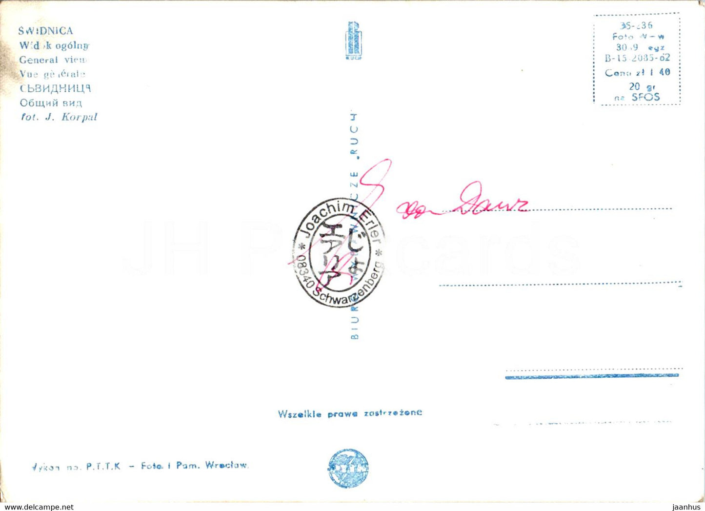 Swidnica - Widok ogolny - General view - Poland - used