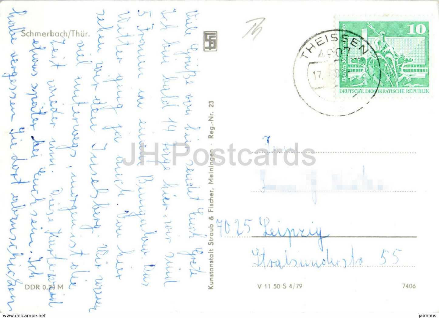 Schmerbach - Thur - Germany DDR - used