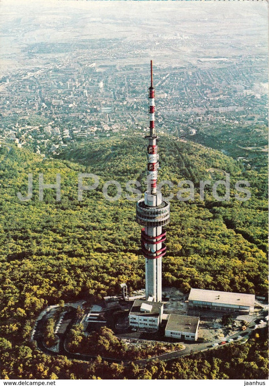 Pecs - TV Tower - 1970s - Hungary - used - JH Postcards