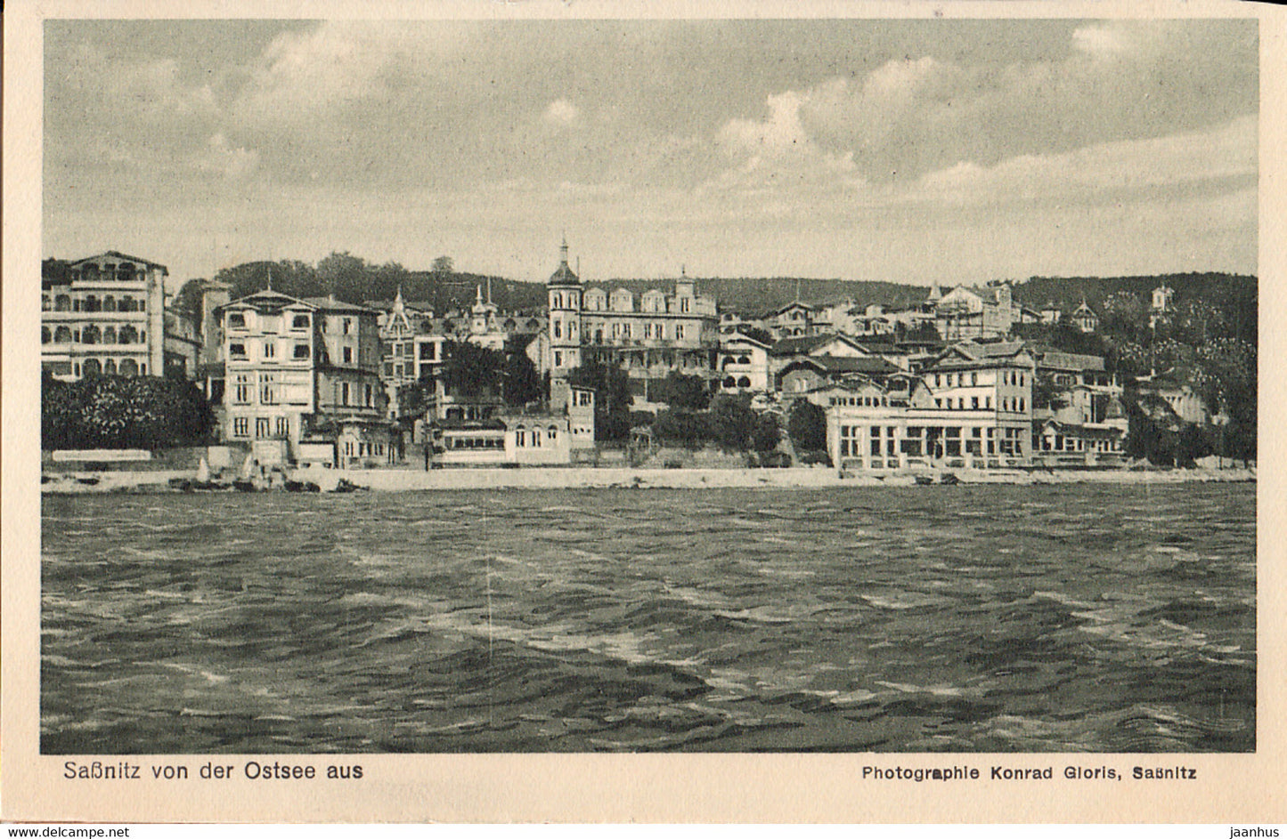Sassnitz von der Ostsee aus - old postcard - Germany - unused - JH Postcards